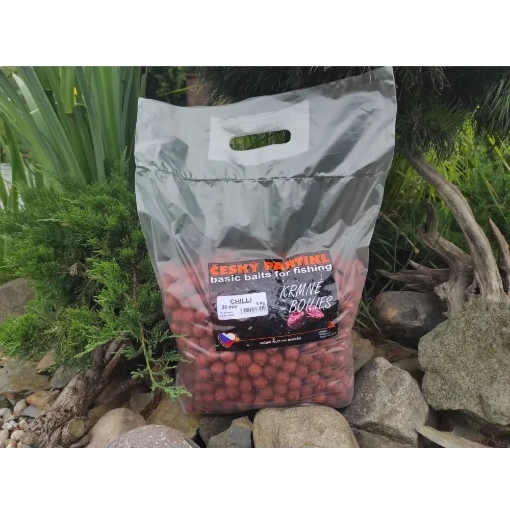 Picture of Krmné Boilies 5kg 20mm - Chilli - Český Partikl