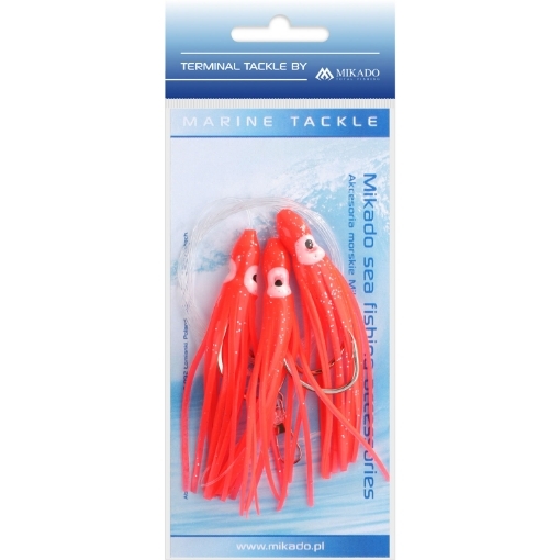 Obrázek Mikado Sea Set - Octopus Rig 8cm 3x6/0 Červená