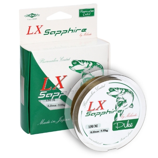 Vlasec na dravce Mikado LX Sapphire Pike 150m - 0.30mm 11.95kg