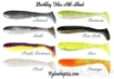 Obrázek Berkley Flex Rib Shad 9cm, Clear Gold