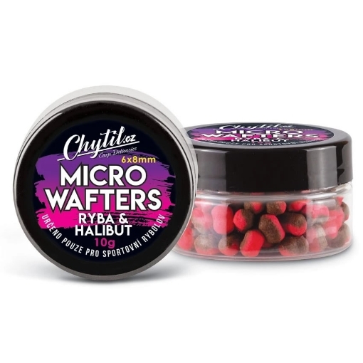 Vyvážené Miro Wafters o velikosti 6x8 mm s příchutí ryby a halibuta