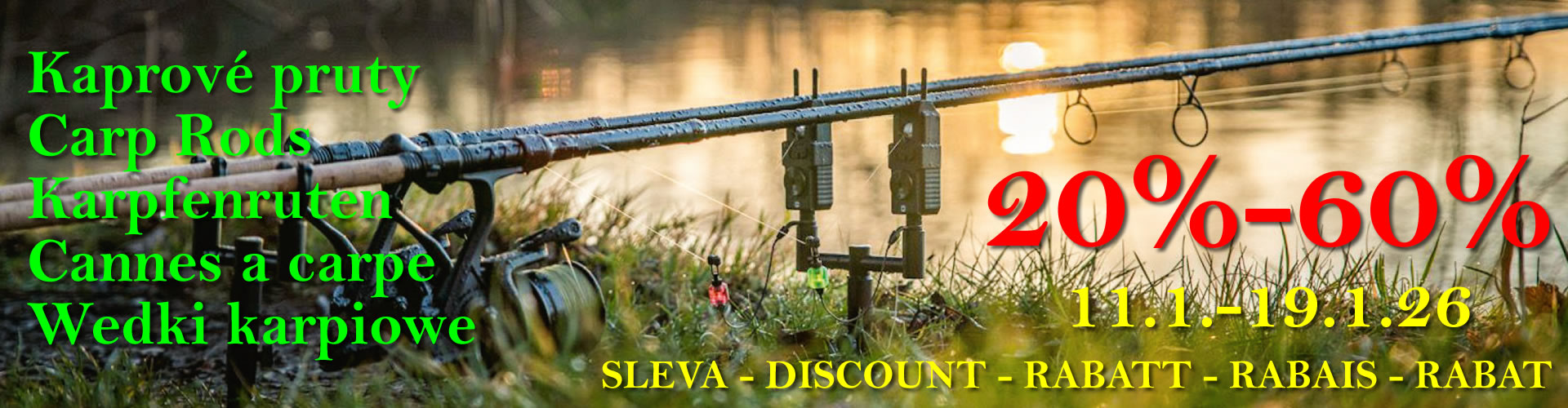 Sleva na kaprové pruty