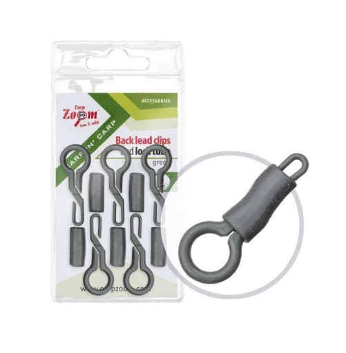 Bild von Carp Zoom Back Lead Clips - 5Stk Grün