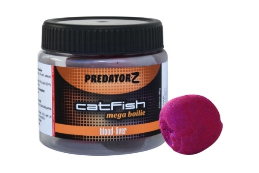 Picture of Carp Zoom Catfish Mega Boilie 50g 30mm Blood-Fish