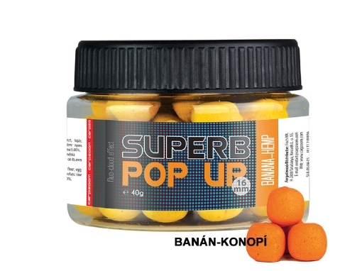 Bild von Carp Zoom Superb Pop-Ups 40g 16mm Banane-Hanf