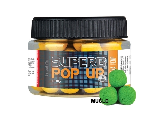 Bild von Carp Zoom Superb Pop-Ups 40g 16mm Muschel