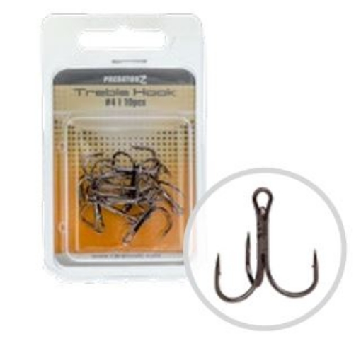 Picture of Carp Zoom Treble Hooks - 10 pcs / Size 8
