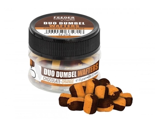 Bild von Carp Zoom Duo Dumbells Wafters - 15 g / Schoko-Orange