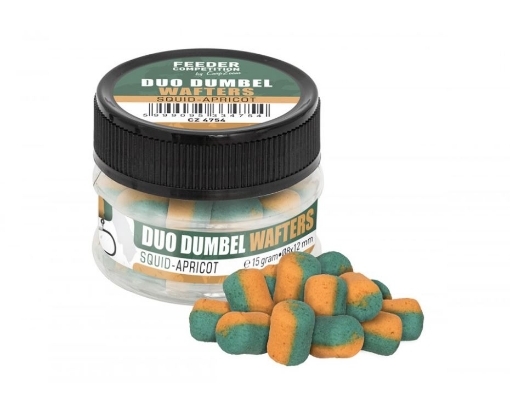 Bild von Carp Zoom Duo Dumbells Wafters - 15 g / Calamar-Aprikose
