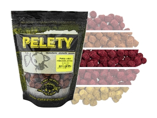 Bild von CSV Ummantelte Pellets - 200 g / 15 mm / Naturleber