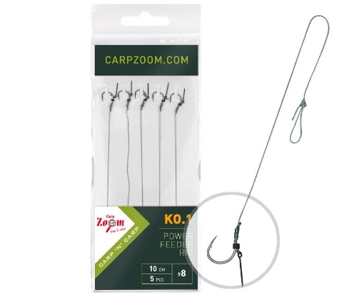 Bild von Carp Zoom FC Power Feeder Rig KO.1 - 5 Stk. / Gr. 10
