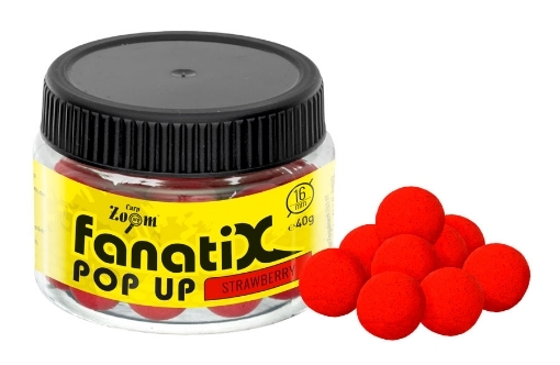 Bild von Carp Zoom Fanati-X Pop Ups 40g 16mm Erdbeere