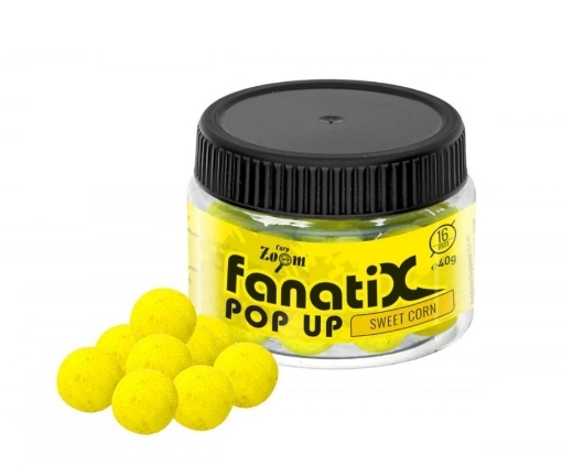 Bild von Carp Zoom Fanati-X Pop Ups 40g 16mm Zuckermais