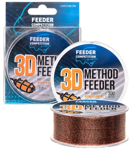Bild von Carp Zoom 3D Method Feeder Schnur - 300 m / 0,23 mm