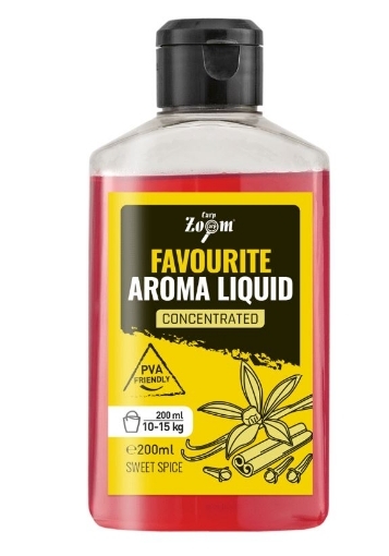 Bild von Carp Zoom Favourite Aroma Liquid Plus - 200 ml / Süßes Gewürz