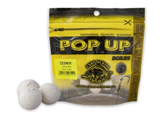 Bild von CSV Pop Up Boilies - Beutel / 40 g / 12 mm / Knoblauch