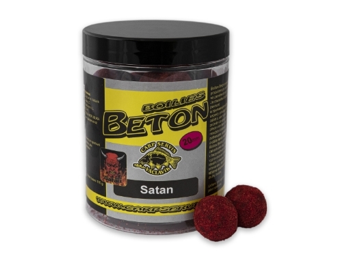 Bild von CSV Boss2 BETON Boilies - 170 g / 20 mm / Satan