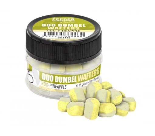 Bild von Carp Zoom Duo Dumbells Wafters 15g 10x14mm NBC-Ananas