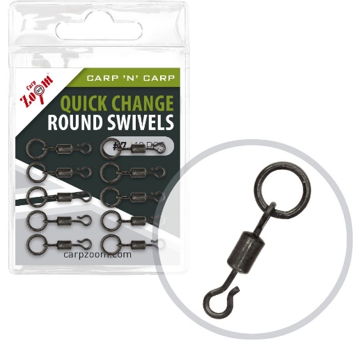 Bild von Carp Zoom QC Ring-Wirbel - 10 Stk. / Gr. 7