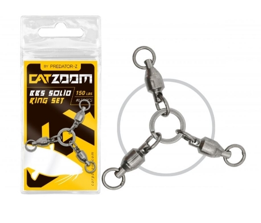 Bild von Carp Zoom BBS Solid Ring Wirbel Set - 1 Stk. / Gr. 6