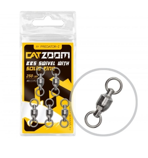 Bild von Carp Zoom BBS Wirbel mit Solid Ring - 3 Stk. / Gr. 8