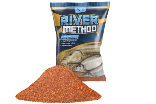 Bild von Carp Zoom Grundfutter River Method - 2 kg / Erdbeere-Fisch