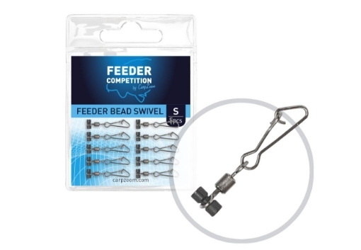 Bild von Carp Zoom Perlenwirbel mit Karabiner - 5 Stk. / Gr. S
