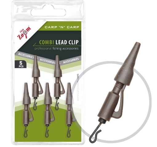 Bild von Carp Zoom Combi Lead Clip Set - 5 Stk.