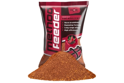 Bild von Carp Zoom Grundfutter Method Feeder - 1 kg / Scharfes Gewürz