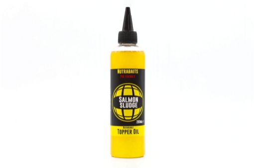 Nutrabaits Topper polévací olej - Salmon Sludge 250ml lososový