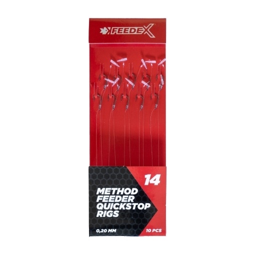 FEEDER EXPERT návazce - Návazce č.14 s nekonečnou zarážkou 10ks