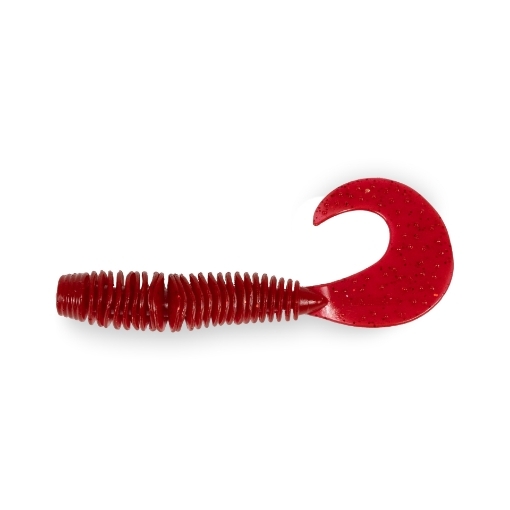 Haibo gumové nástrahy - EASOO Grub Red 7,5cm 18ks