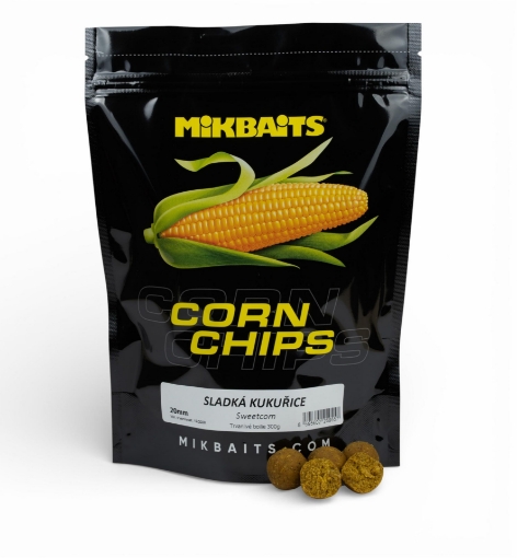 Corn Chips boilie 2,5g - Sladká kukuřice 24mm