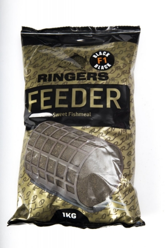 Vnadící směs Ringers F1 Fishmeal Feeder Mix Black 1kg