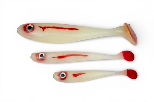 YACCUZA HAND MADE nástrahy - KILLER AIRBRUSH White Ghost 10cm 8g 3ks