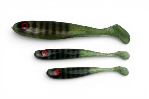 YACCUZA HAND MADE nástrahy - KILLER AIRBRUSH Dark green Stripes 12,5cm 11g 2ks