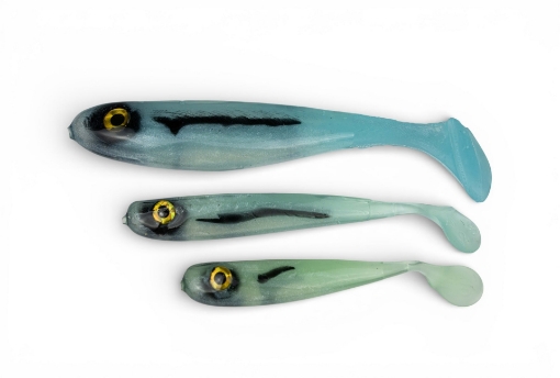 YACCUZA HAND MADE nástrahy - KILLER AIRBRUSH Blue/Silver Ghost 12,5cm 11g 2ks