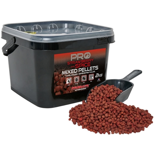 Picture of Starbaits Pro Pellet Mix Strawberry Spice 2kg