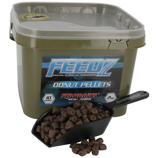 Image sur Starbaits Feedz Donuts Pellets avec trou 15mm 2kg