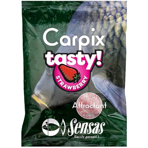 Bild von Sensas Powder Carp Tasty Erdbeere 300g