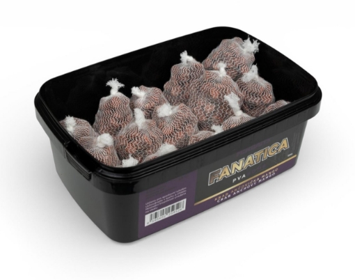 Pelety v PVA punčoše Mikbaits Fanatica PVA Bomb Krab Ančovička Mango 15ks