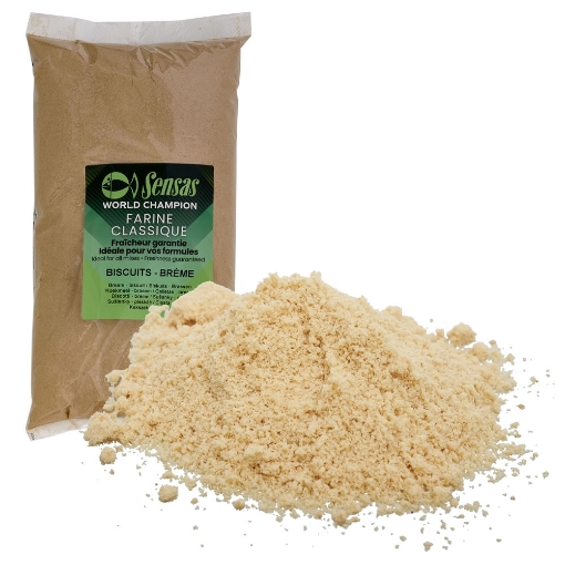 Mleté sladké sušenky Sensas Biscuits Breme s vůní lákavou pro cejny, balení 1kg.