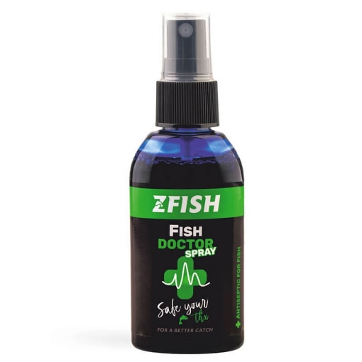Antibakteriální sprej ZFISH Fish Doctor pro desinfekce ran a poranění úlovku, balení 50ml.