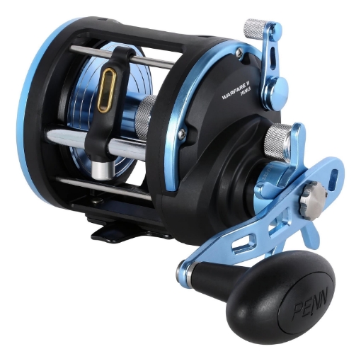 Robustní multiplikátor PENN Warfare II Level Wind 30 SD LH pro hlubinný rybolov.
