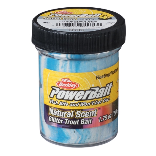 Bild von Berkley Powerbait NTGL Garlic White/Blue Glitter