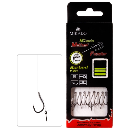 Bild von Mikado MF Rig with Spike #8 Mono 0.25mm 10cm 8pcs