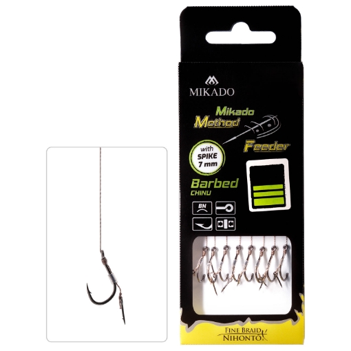Bild von Mikado MF Rig with Spike #14 Braid 0.10mm 10cm 8pc
