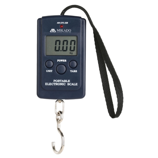 Mikado digitální rybářská váha na šňůrce s nosností do 40kg