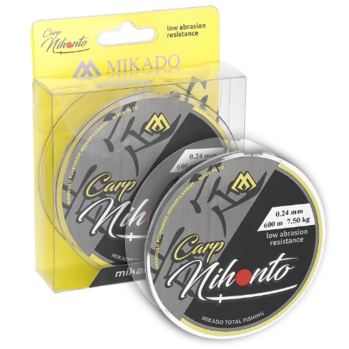 Obrázek Mikado Nihonto Carp Black 600m 0.35mm 11.9kg