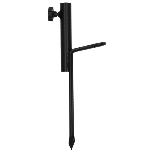 Mikado kovový zašlapávací držák na rybářský deštník model AIX-0553 pro stabilní ukotvení v terénu